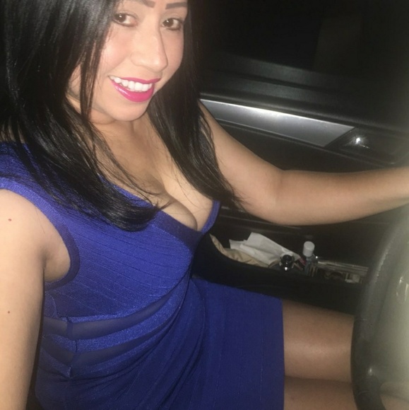 Super Sexy Wow Couture Royal Blue dress - Picture 4 of 5